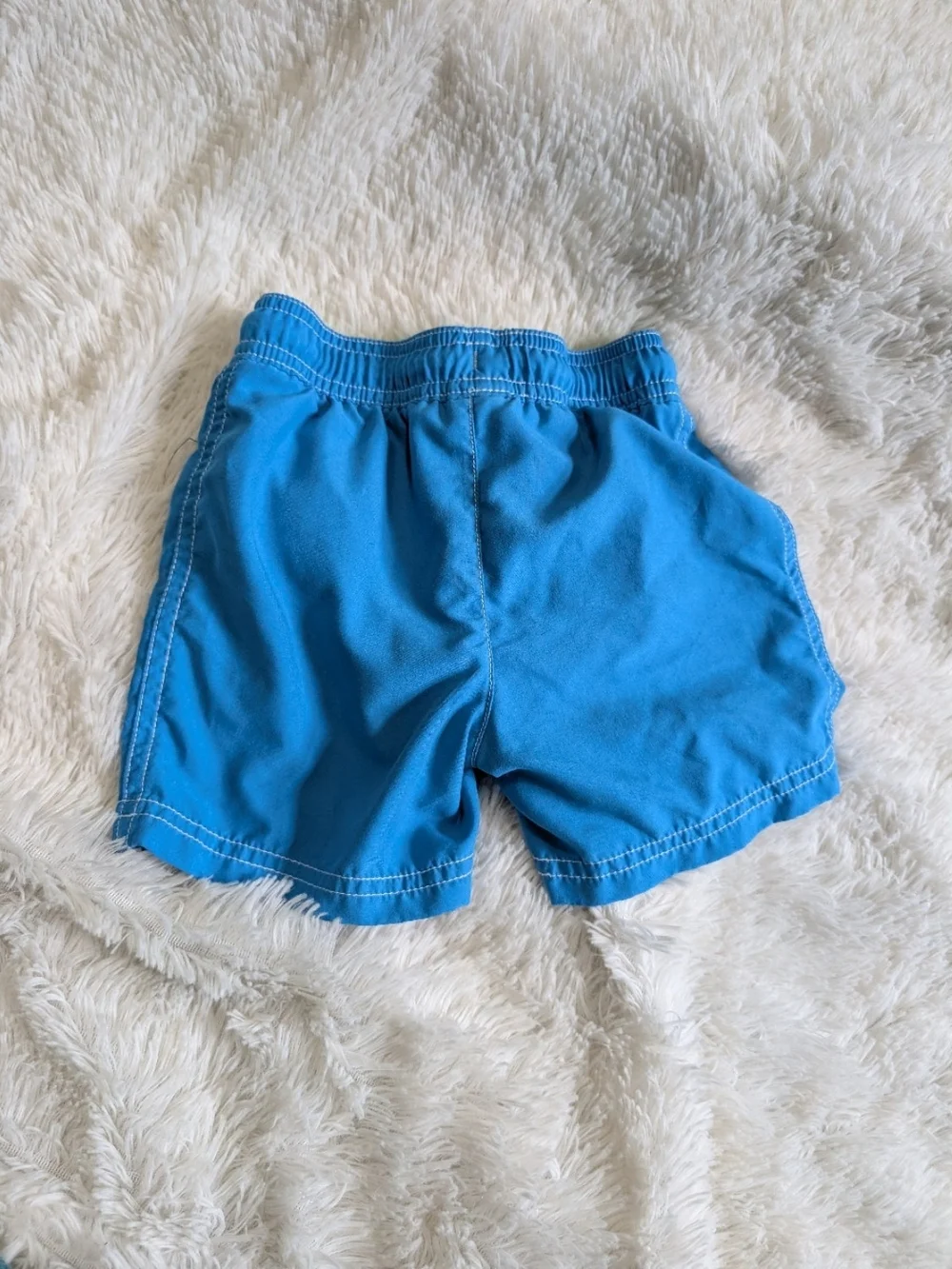 Carter's Bright Blue Swim Shorts Trunks with Drawstring Size 2T